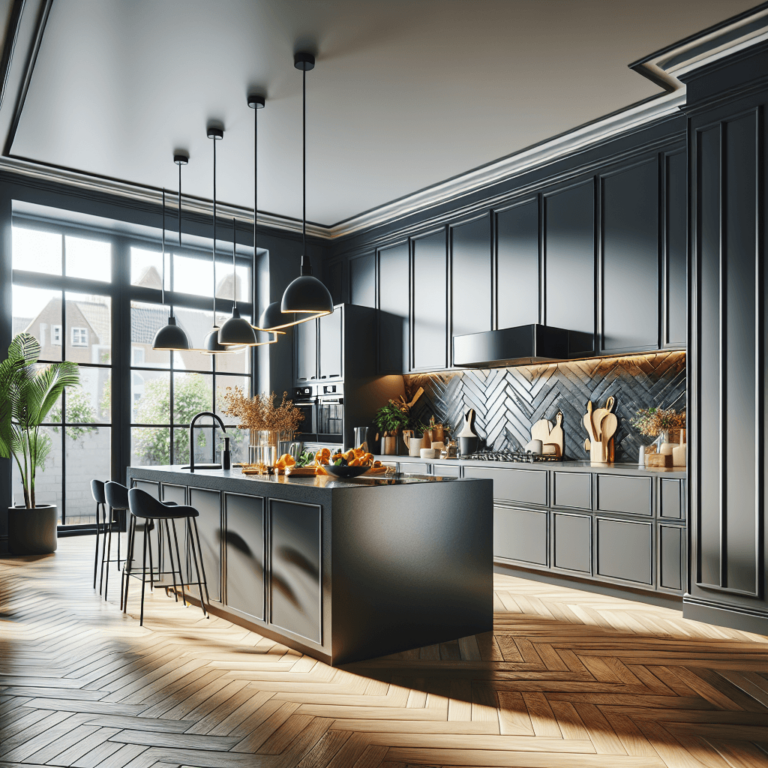 anthrazitfarbene Design Küche-Hannover