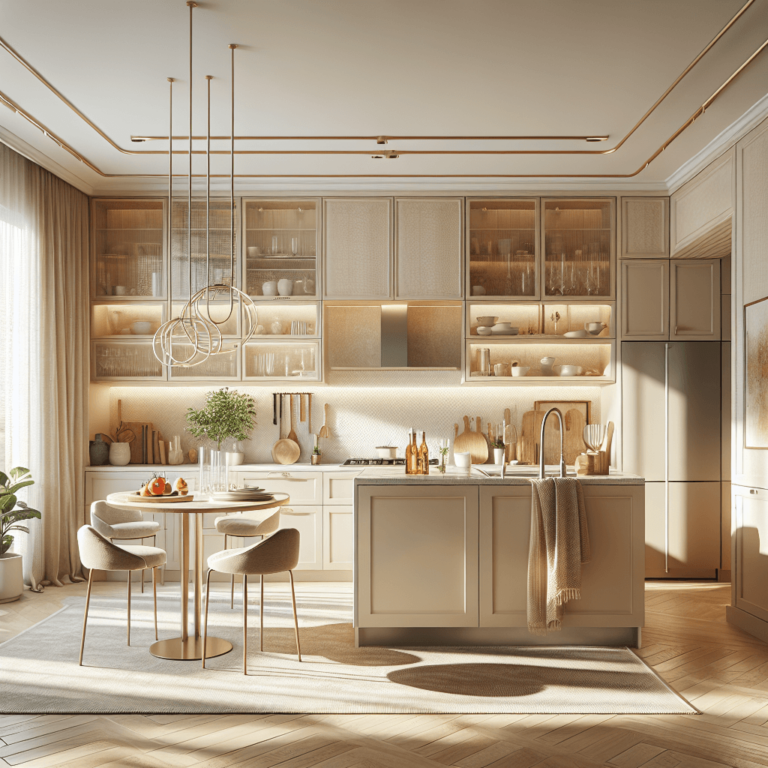 beige Design Küche-Hannover