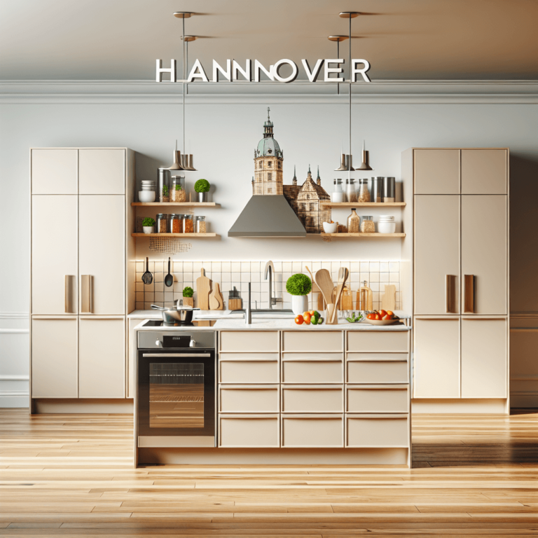 beige Freistehende Küche-Hannover