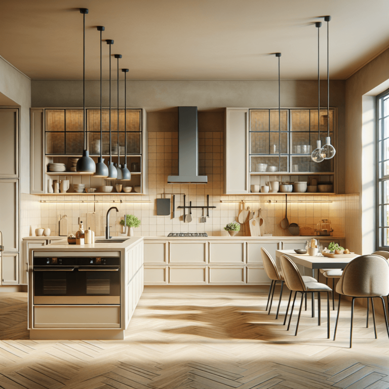 beige Industrielle Küche-Hannover