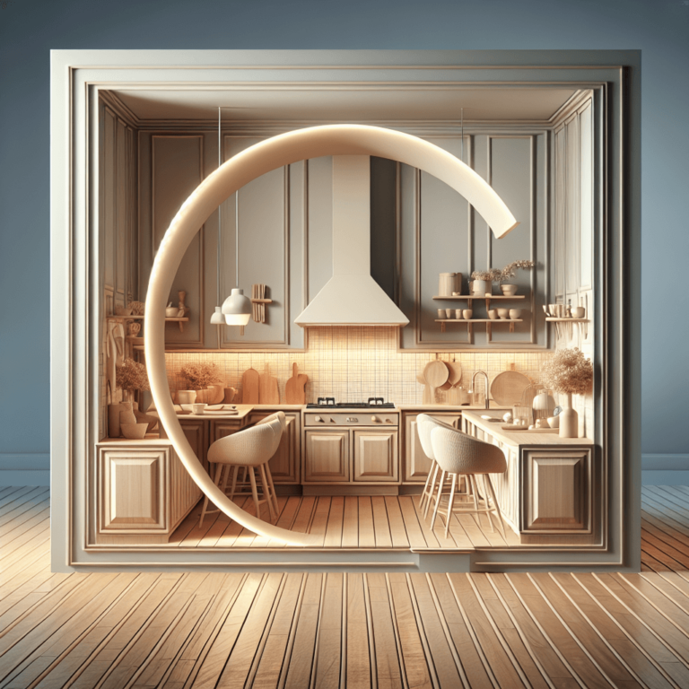 beige Küche in G-Form-Hannover