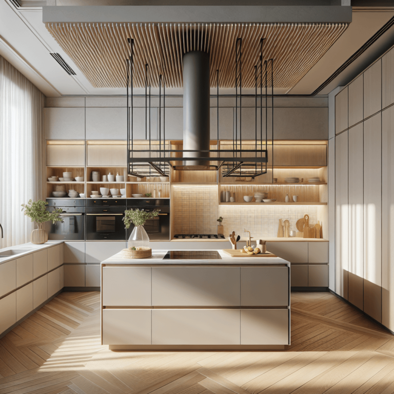 beige Minimalismus Küche-Hannover