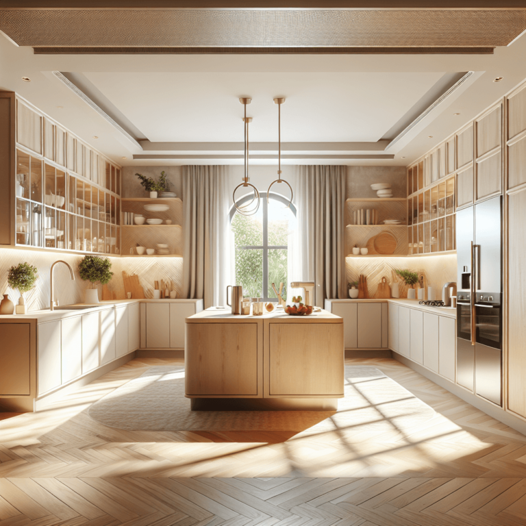 beige Schwebende Küche-Hannover