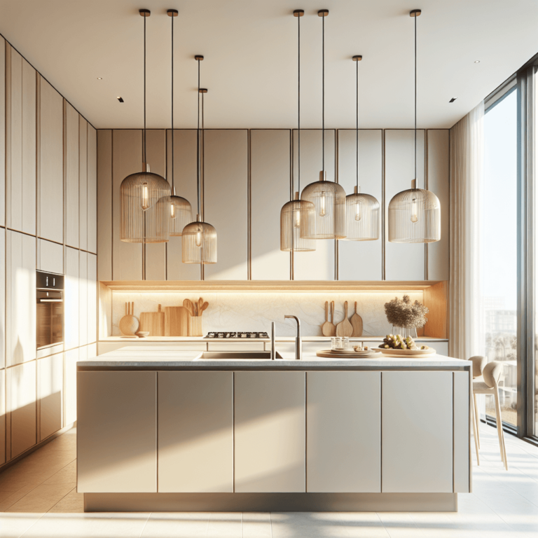 beige einzeilige Küche-Hannover