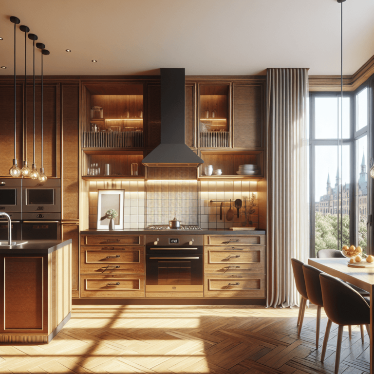 braune Amerikanische Küche-Hannover