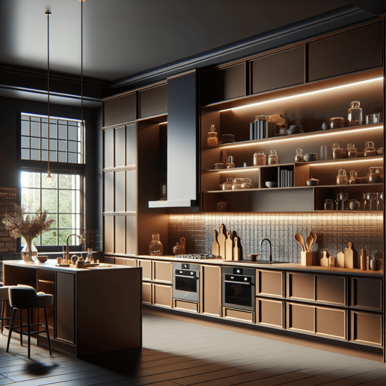 braune Einbauküche-Hannover