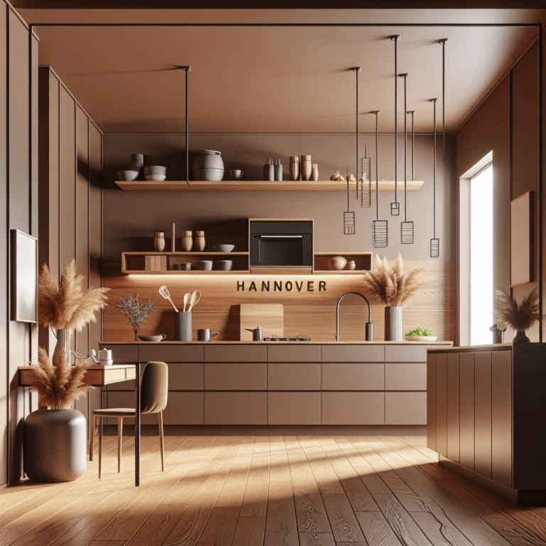 braune Minimalismus Küche-Hannover