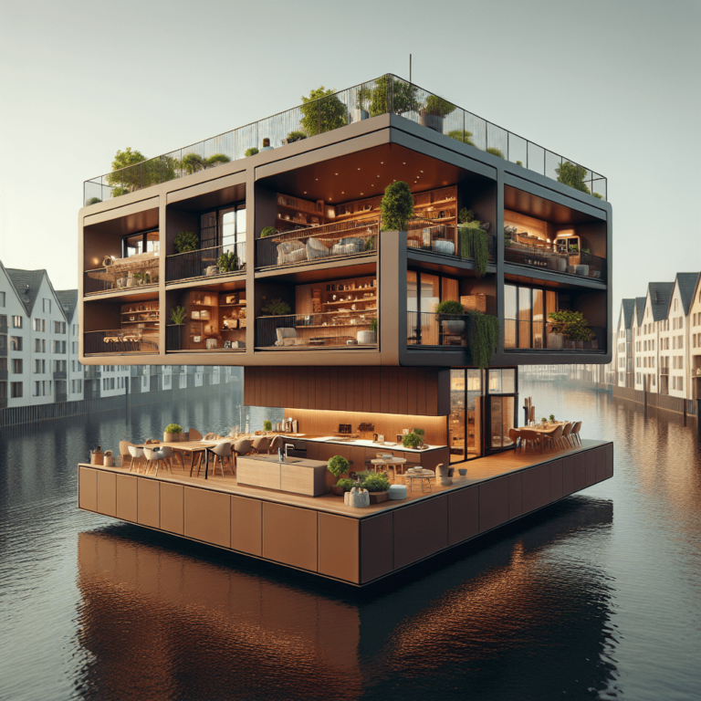 braune Schwebende Küche-Hannover