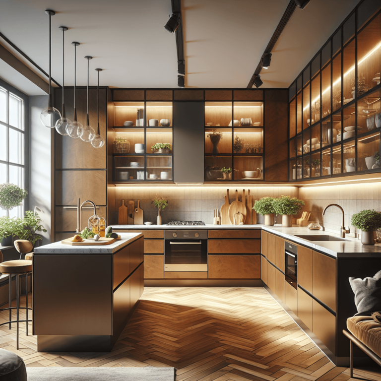 braune Singleküche-Hannover