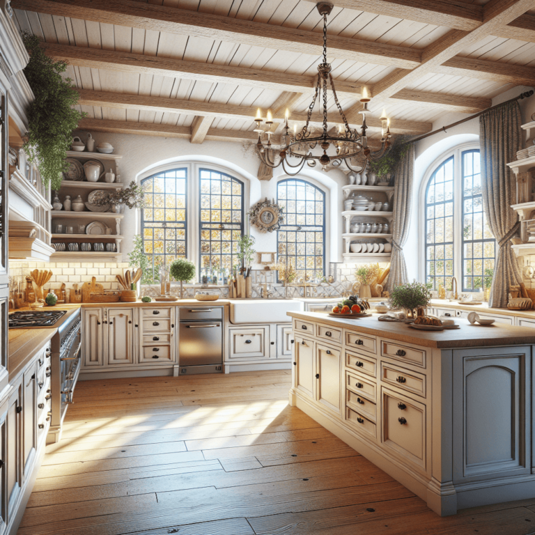 bunte Küche im Bauernhausstil-Hannover