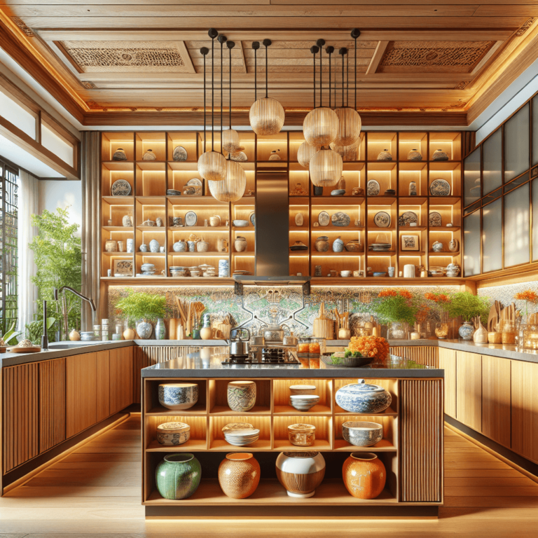 bunte Küche im asiatischen Stil-Hannover