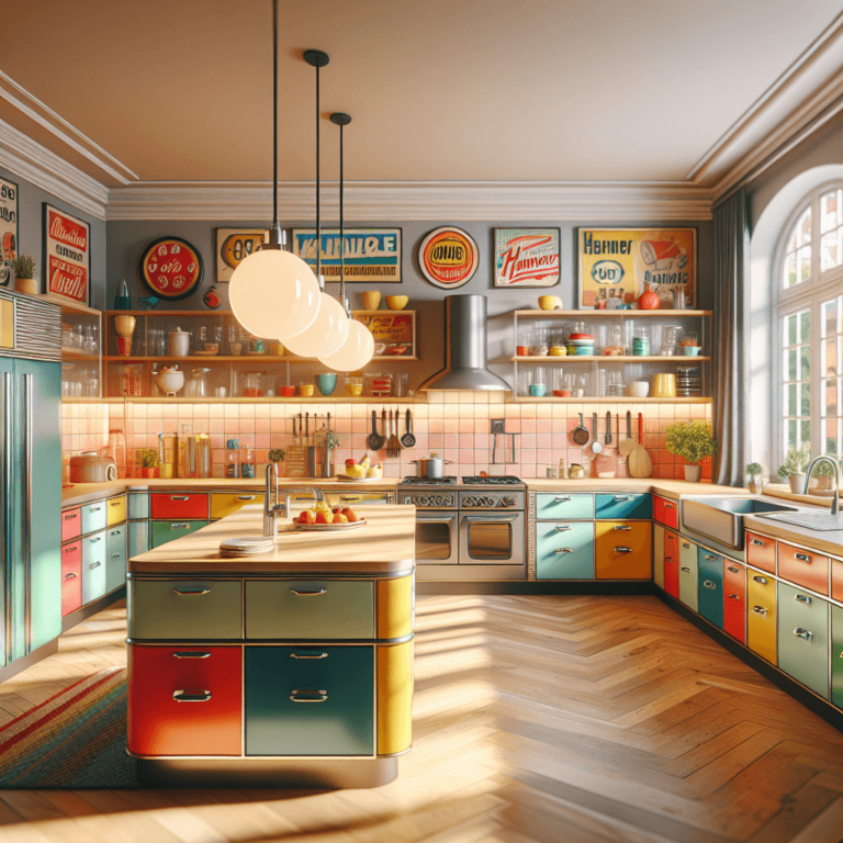 bunte Retro Küche-Hannover