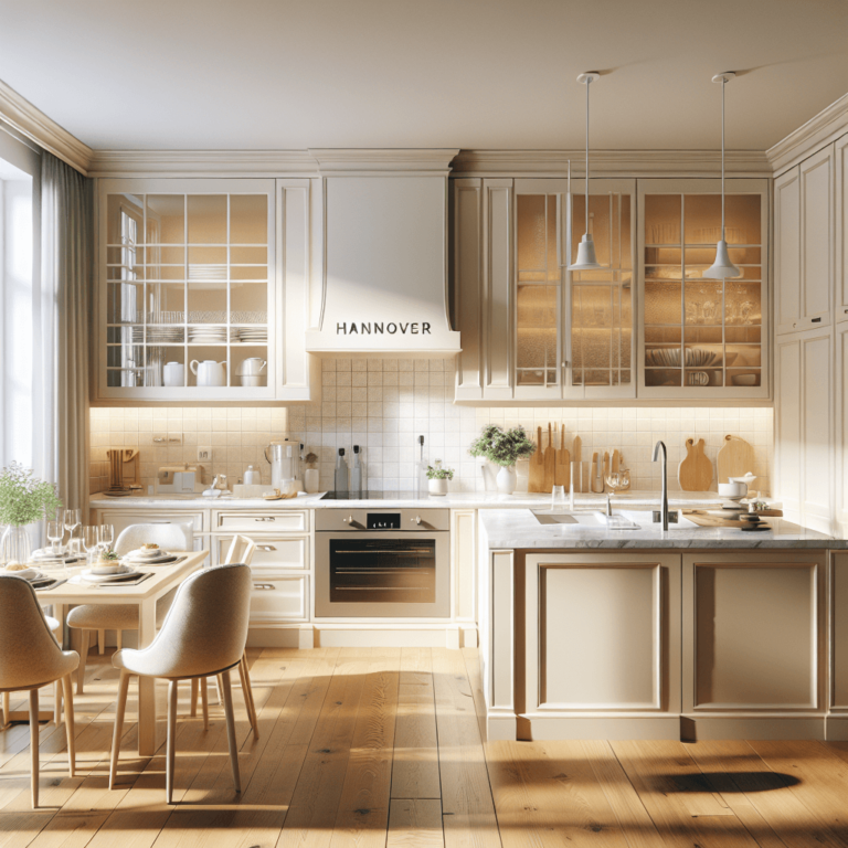 cremefarbene Amerikanische Küche-Hannover