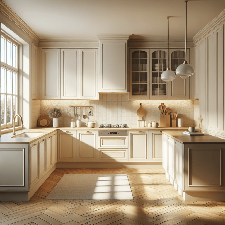 cremefarbene Design Küche-Hannover