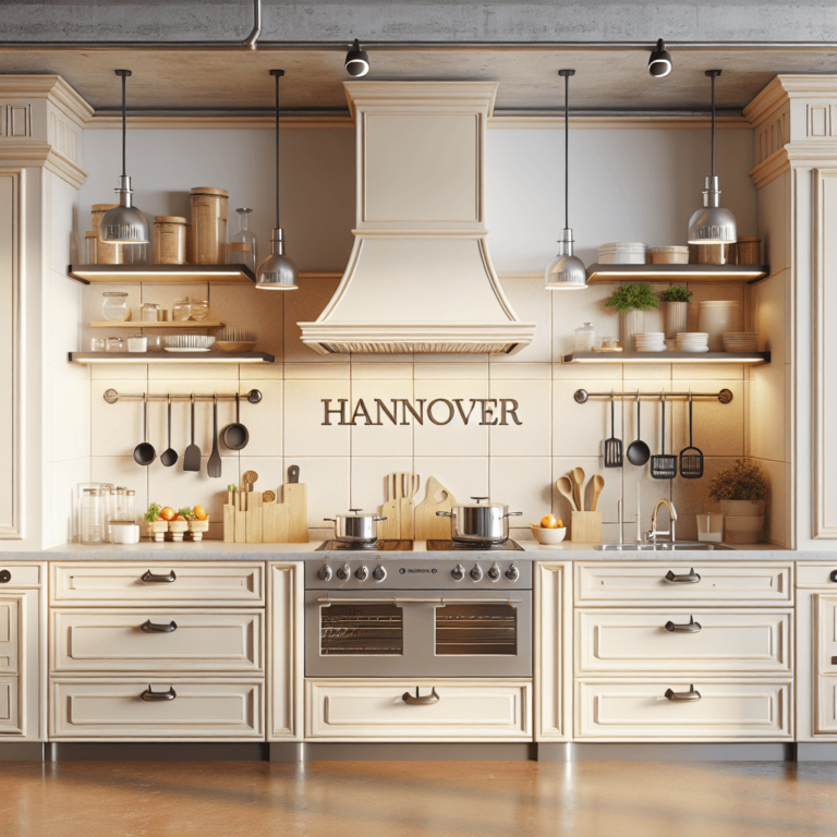 cremefarbene Industrielle Küche-Hannover