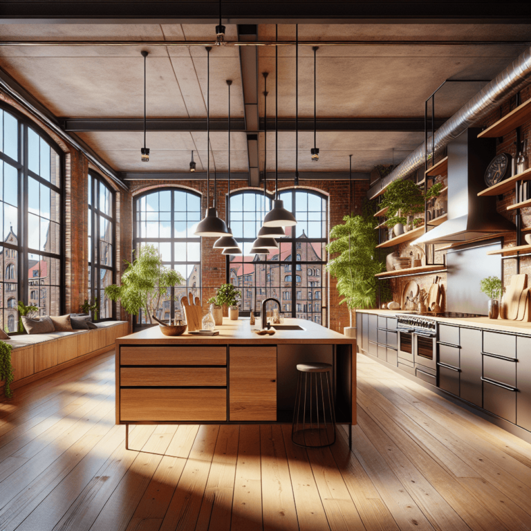 hochglanz Küche im Loftstil-Hannover