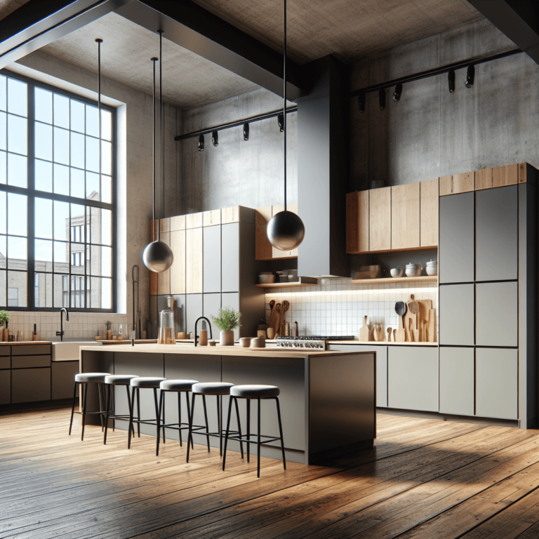 matte Küche im Loftstil-Hannover