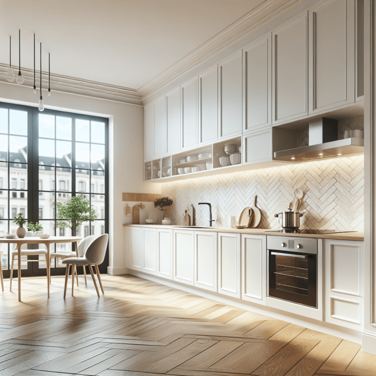 weiße Einbauküche-Hannover