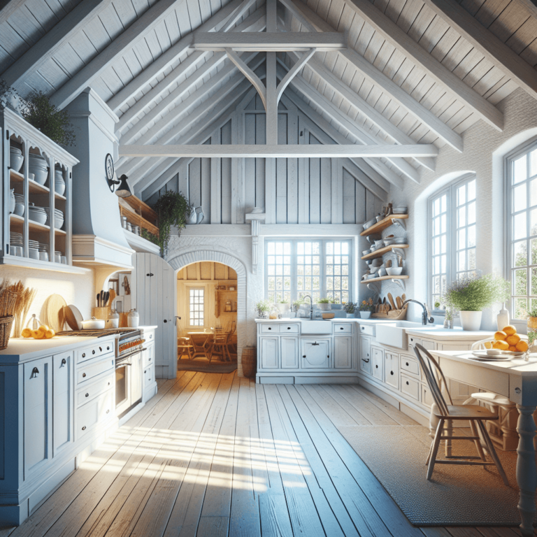 weiße Küche im Bauernhausstil-Hannover